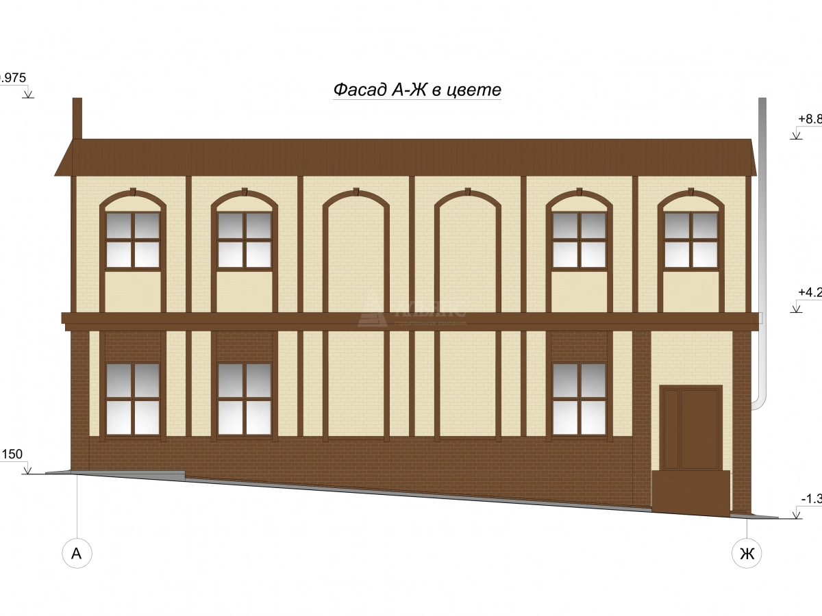 3D визуализация Магазин из сэндвич-панелей - фото 13