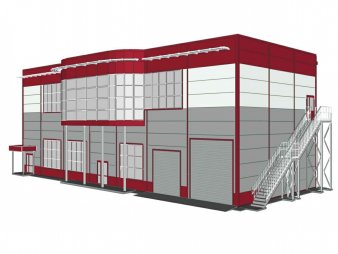 СТО из сэндвич-панелей