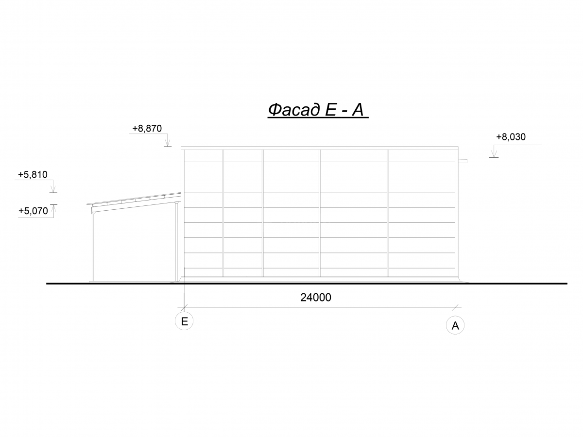 3D визуализация Каркасный склад из сэндвич-панелей - фото 14