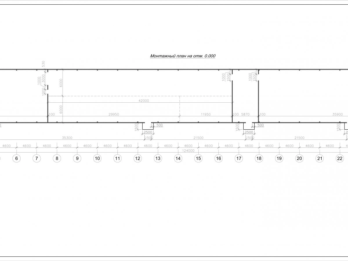 Планировка Производственное здание из сэндвич-панелей -  фото 2